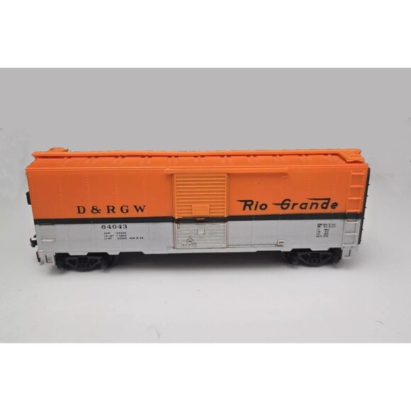 Vintage Denver & Rio Grande D&RGW Box Car 64043 HO Scale No Box - Picture 1 of 12